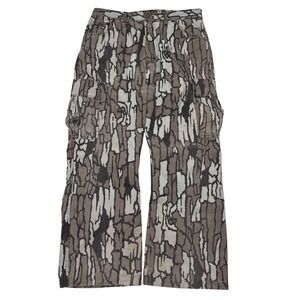 Vintage Trebark Camo Cargo Pants Mens Size Large 90s Fatigues Baggy Made in USA